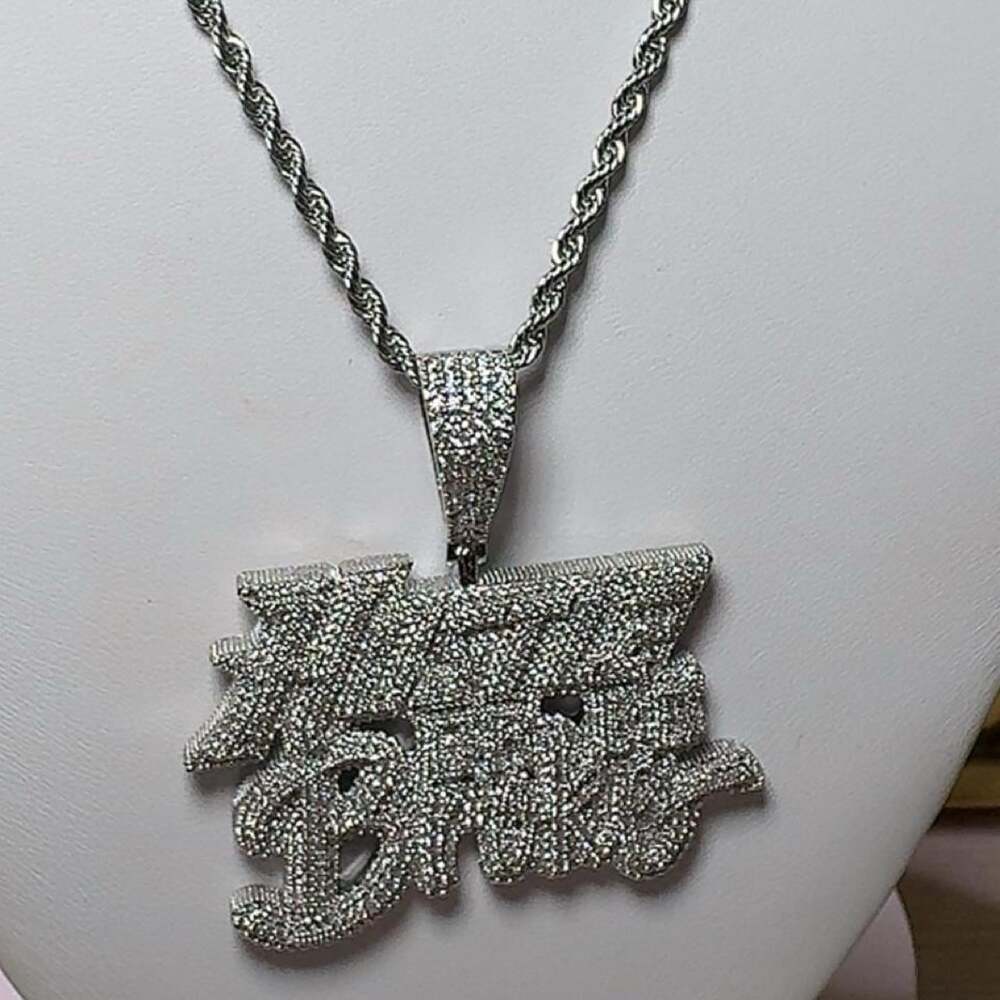 Hustle Hard Pendant & Rope Chain – Choose 18”, 20” or 24”